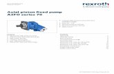 Axial piston fixed pump A2FO series 70 - Bosch Rexroth