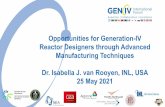 Opportunities for Generation-IV Reactor Designers through ...