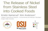 The Release of Nickel from Stainless Steel into Cooked Foods