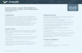 DTBAS - Applying Cisco Business Architecture Techniques 1