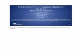 NCSC Communication Tool Kit, Module 7: Monitoring Progress