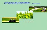Advances in Agriculture for Doubling of Farmer’s Income