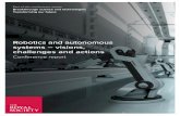 Robotics and autonomous systems – visions, challenges and ...