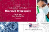 E&S Undergraduate and Graduate Research Symposium