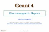 Electromagnetic Physics - conferences.fnal.gov