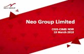 Neo Group Limited - Singapore Exchange
