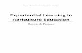 Experiential Learning in Agriculture Education
