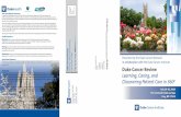 Duke Cancer Review Learning, Caring, and Discovering ...