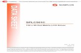 Sunplus SPLC501C Controller Datasheet - Crystalfontz