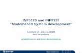 INF5120 and INF9120 Modelbased System development