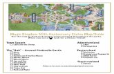 Magic Kingdom 50th Anniversary Statue Map/Guide