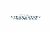 Article 1. INTRODUCTORY PROVISIONS