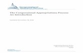 The Congressional Appropriations Process: An Introduction