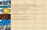 Frontiers in Materials Discovery, Characterization and ...