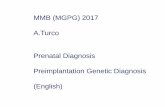 MMB (MGPG) 2017 A.Turco Prenatal Diagnosis Preimplantation ...