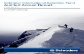 Schroder International Selection Fund Audited Annual Report