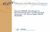 Fecal DNA Testing in Screening for Colorectal Cancer in ...