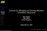 Software for Managing and Sharing Metadata Translation ...