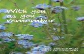 With you as you remember