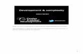 Development and Complexity Slides - Center For Global ...