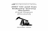 2007 Oil and Gas Industry Survey Results Final Report ...