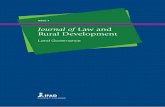 Journal of Law and Rural Development
