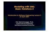 Modeling with UML: Basic Notations II