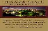 School of Criminal Justice and Criminology