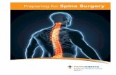 Preparing forSpine Surgery - Providence