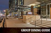 GROUP DINING GUIDE
