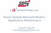 Power System Network Model / Application Maintenance
