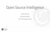 Open Source Intelligence - cccsecuritycenter.org