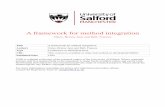 A framework for method integration - University of Salford