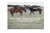 Horse Keeping - UCANR
