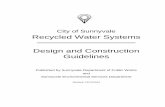 City of Sunnyvale Recycled Water Systems Design and ...