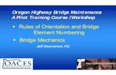 Rules of Orientation and Bridge Element Numbering Bridge ...