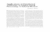 Applications of Distributed Arithmetic to Digital Signal ...