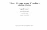 The Genevan Psalter