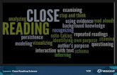 Lesson: Close Reading Science 1/20 - Wasatch
