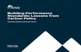 Building Performance Standards: Lessons from Carbon Policy