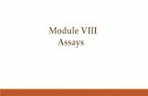 Module VIII Assays - shcollege.ac.in