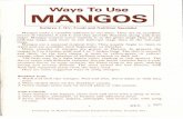 Ways to Use Mangos