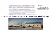 Columbus Bible Church History - Clover Sites