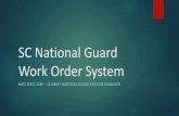 SC National Guard Work Order System - Esri