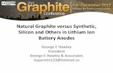 Natural Graphite versus Synthetic, Silicon and Others in ...