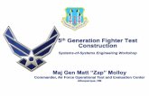 5th Generation Fighter Test Construction
