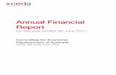 Annual Financial Report - CEDA - Home