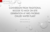 CONVERSION FROM TRADITIONAL BIOCIDE TO MIOX ON-SITE ...