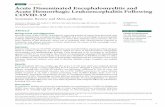 Acute Disseminated Encephalomyelitis and Acute Hemorrhagic ...