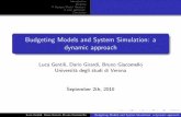Budgeting Models and System Simulation: a dynamic approach